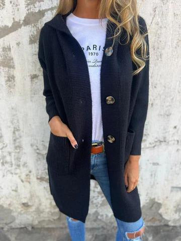 Manteaux en maille mi-longue femme