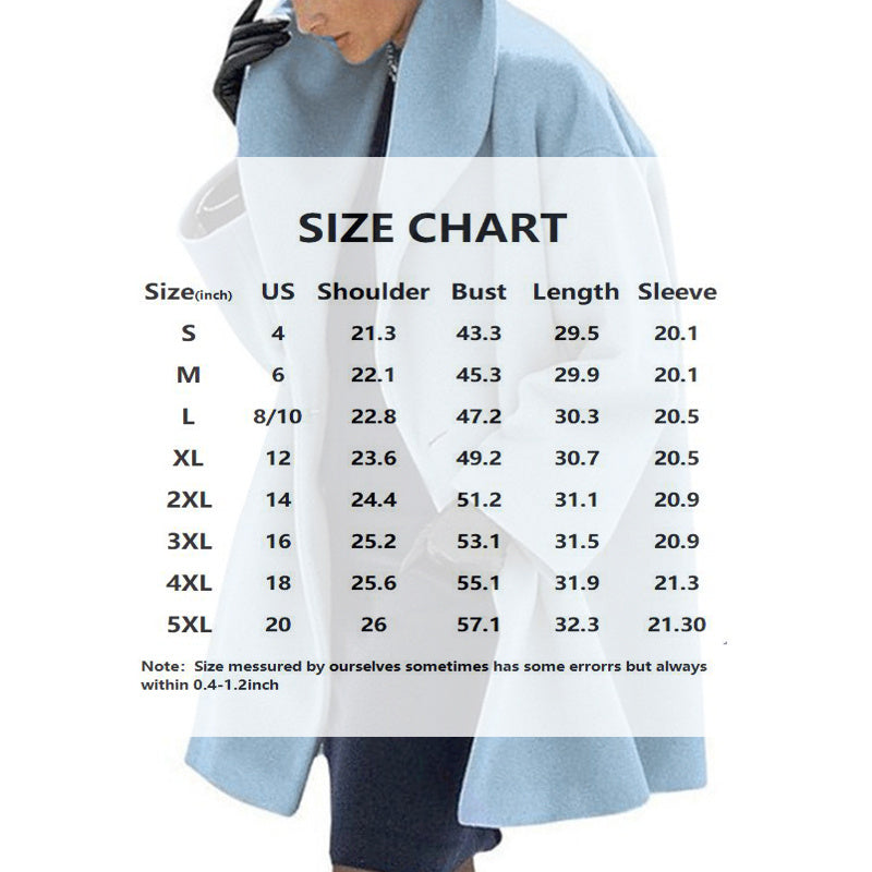 Manteau long grande taille à capuche – Effet laine, coupe oversize, parfait pour l’automne et l’hiver
