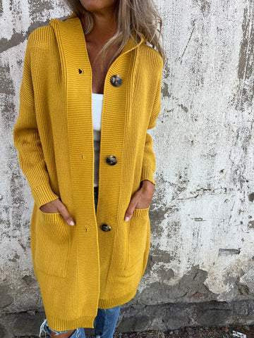 Manteaux en maille mi-longue femme