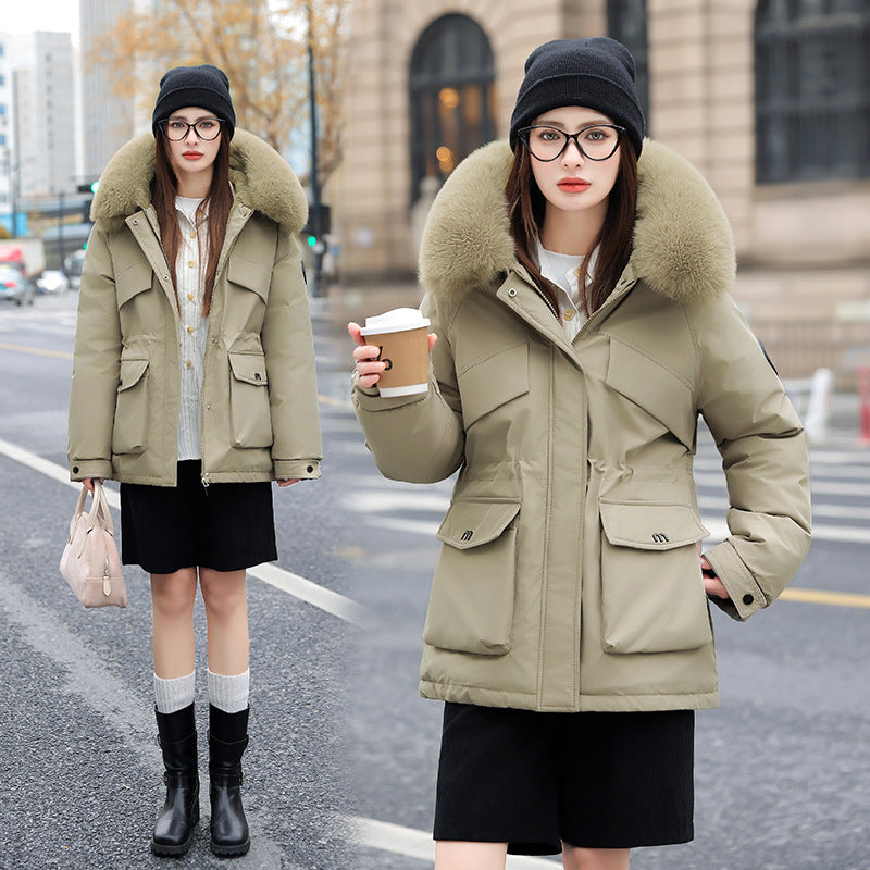 Veste matelassée doublée polaire pour femme – Chaude, confortable et idéale pour l’hiver