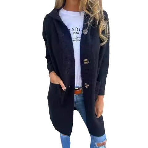 Manteaux en maille mi-longue femme