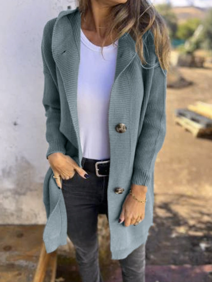 Manteaux en maille mi-longue femme
