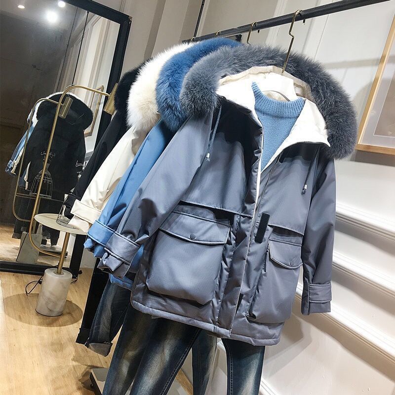 Veste d’hiver femme mi-long – Coupe ample et confort en coton