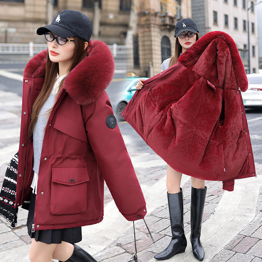 Veste matelassée doublée polaire pour femme – Chaude, confortable et idéale pour l’hiver
