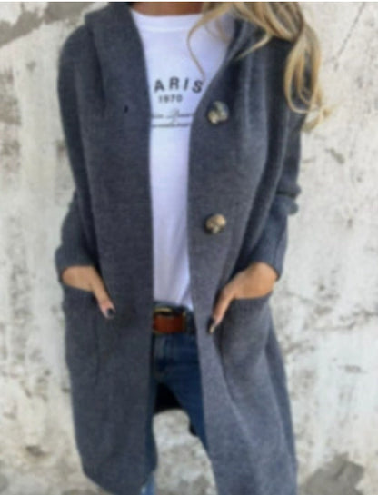 Manteaux en maille mi-longue femme