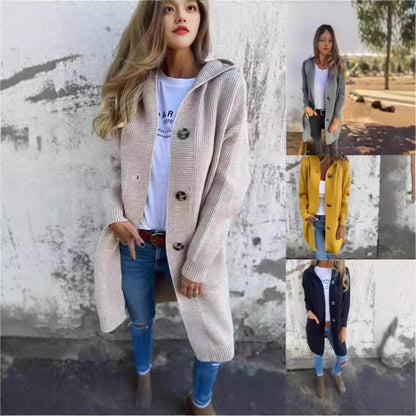 Manteaux en maille mi-longue femme