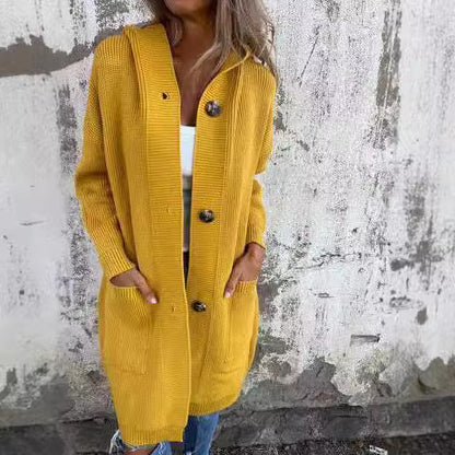 Manteaux en maille mi-longue femme
